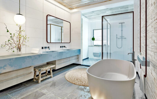Floating Bathroom Countertops - Designing Idea