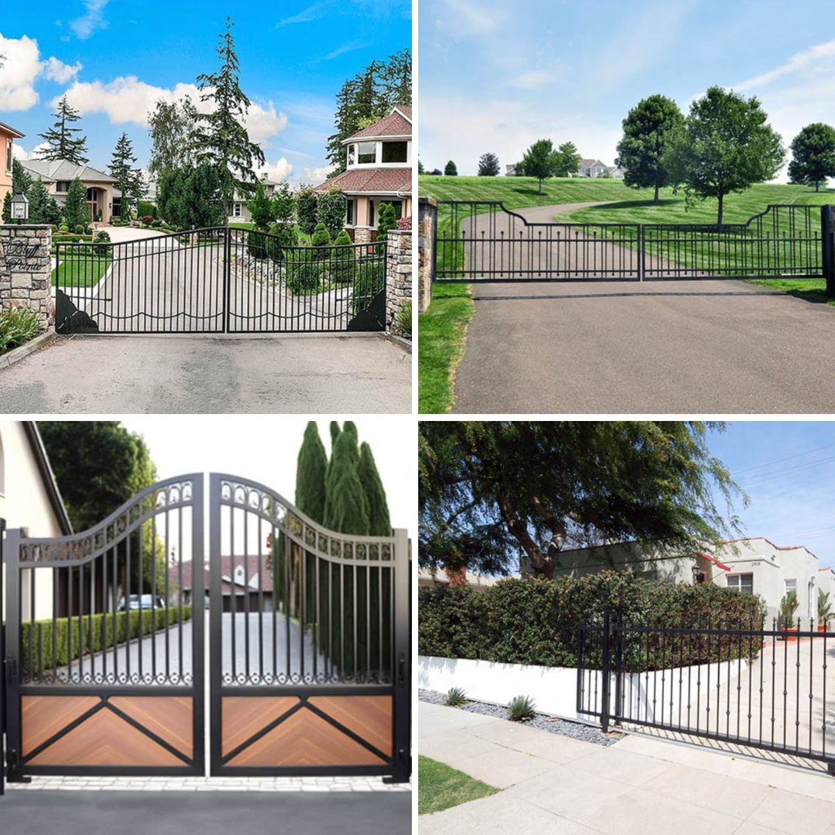 different driveway gate ideas