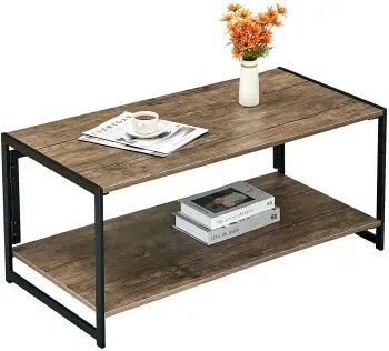Folding industrial coffee tables
