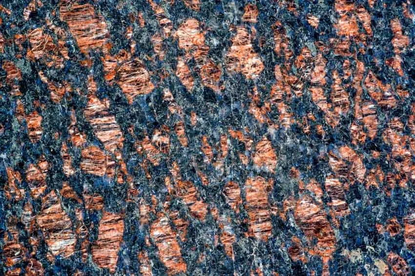 Closeup of uba tuba granite