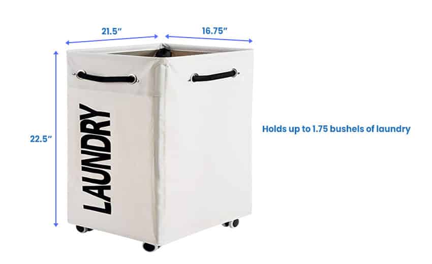 Rolling hamper bag dimensions