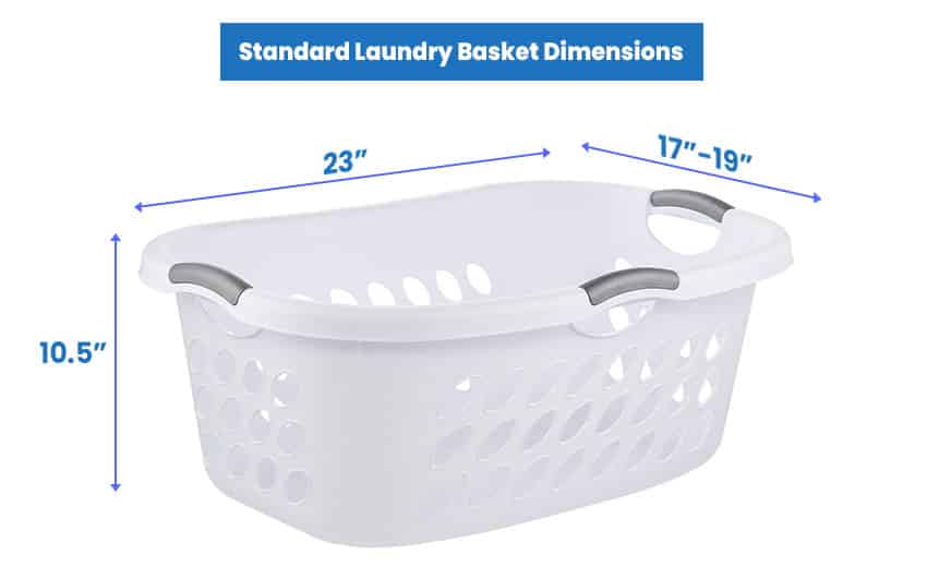 Standard Laundry basket dimensions