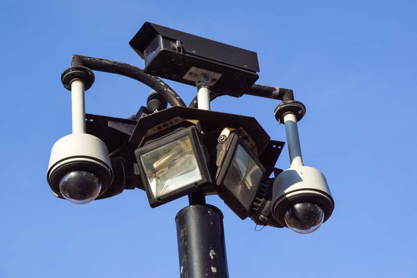 All purpose flood lights with video camera, and motion sensor