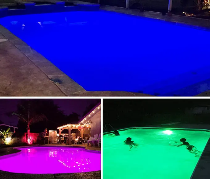 Color Changing Pool Lights - Designing Idea