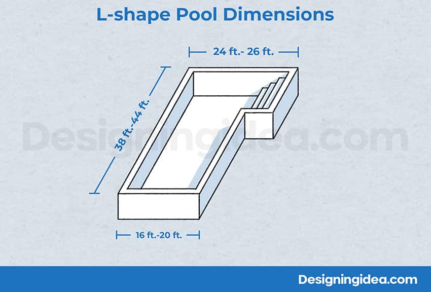 L- shaped pool