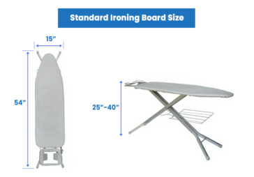 Ironing Board Sizes (Dimensions Guide)