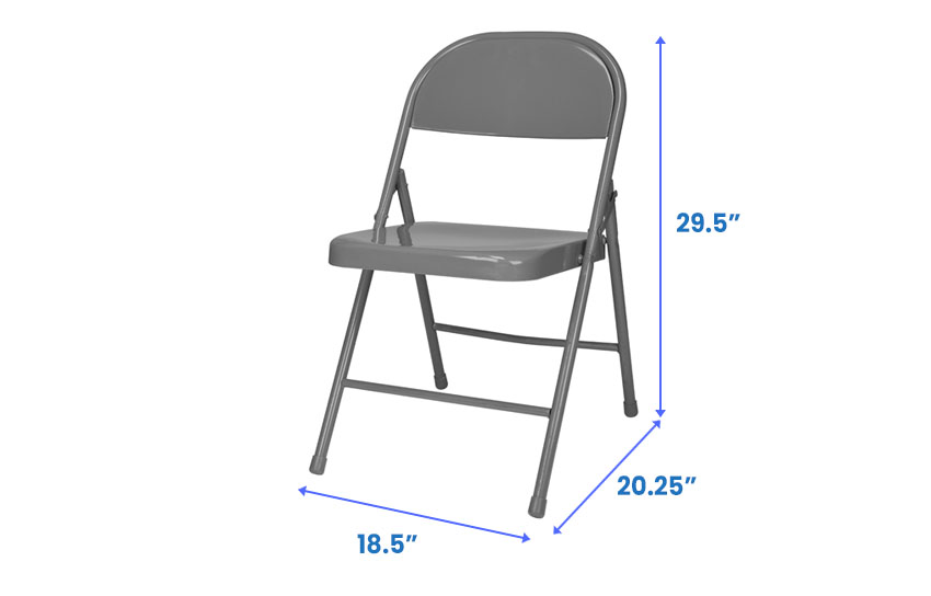 folding chair layout