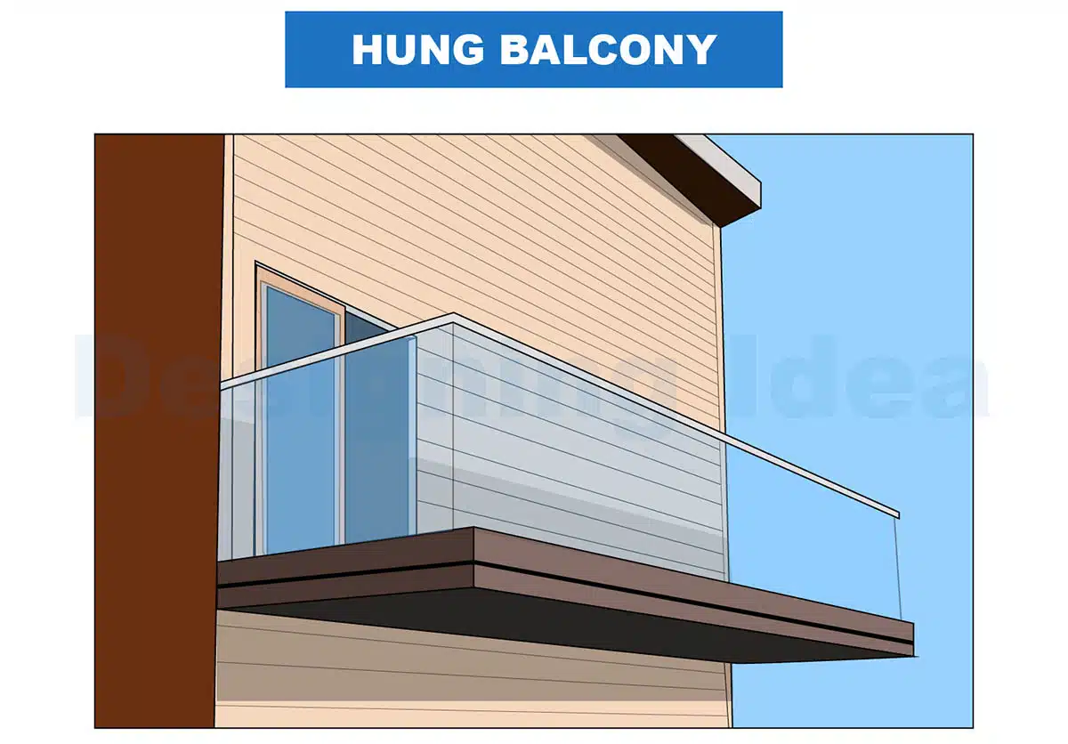 hung balcony