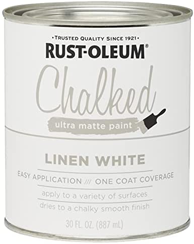 Rust-Oleum linen white chalked ultra matte paint
