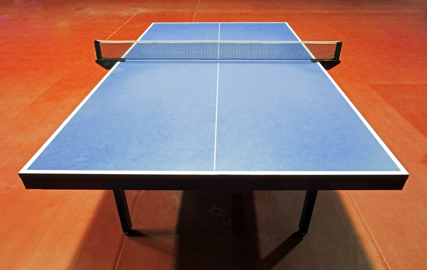 Ping pong table for house entertainment rooms