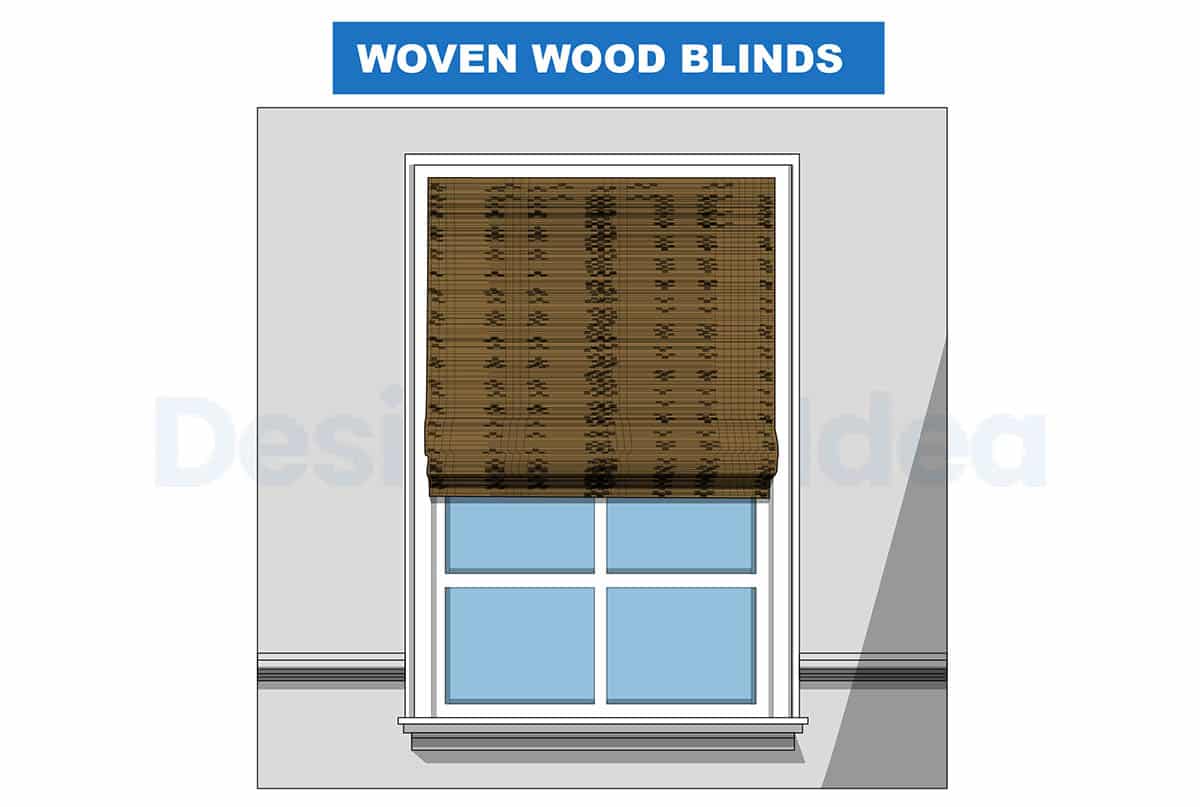 Woven blinds
