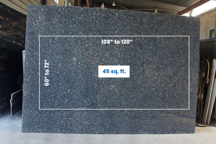 Granite Slab Size (Standard & Custom Dimensions)