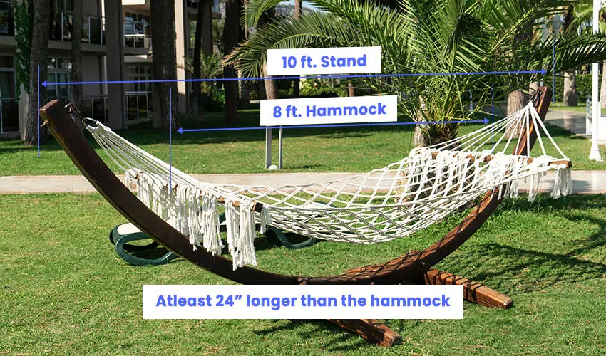 Hammock stand measurement