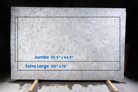 Granite Slab Size Standard Custom Dimensions   Jumbo And Extra Large Granite Slab Dimensions 561x374 