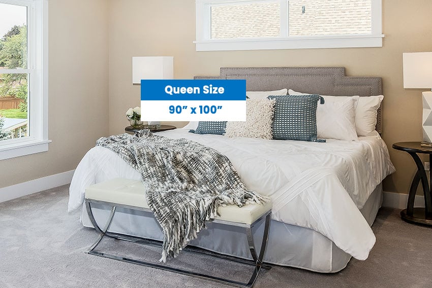 Queen size throw blanket