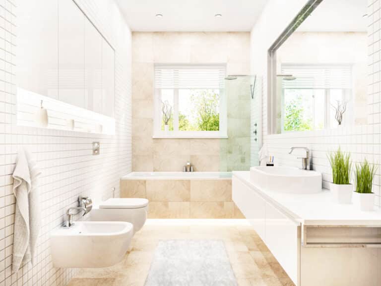 Should I Use Floor To Ceiling Bathroom Tile? Styles & Ideas To Choose