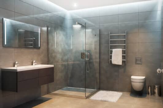 Should I Use Floor To Ceiling Bathroom Tile? Styles & Ideas To Choose