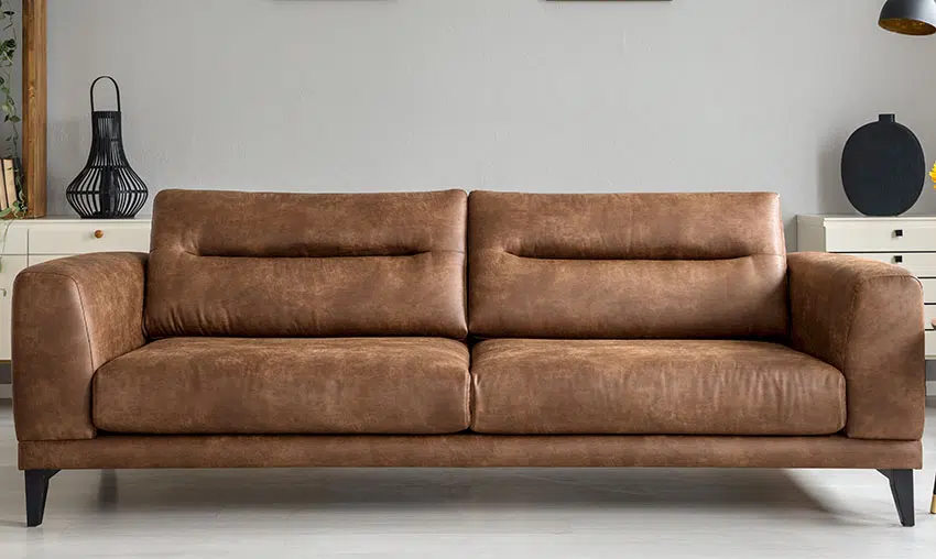 Loveseat sofa in leather