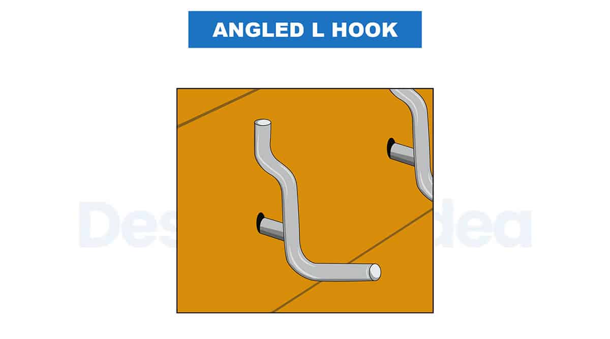 Angled l-hook