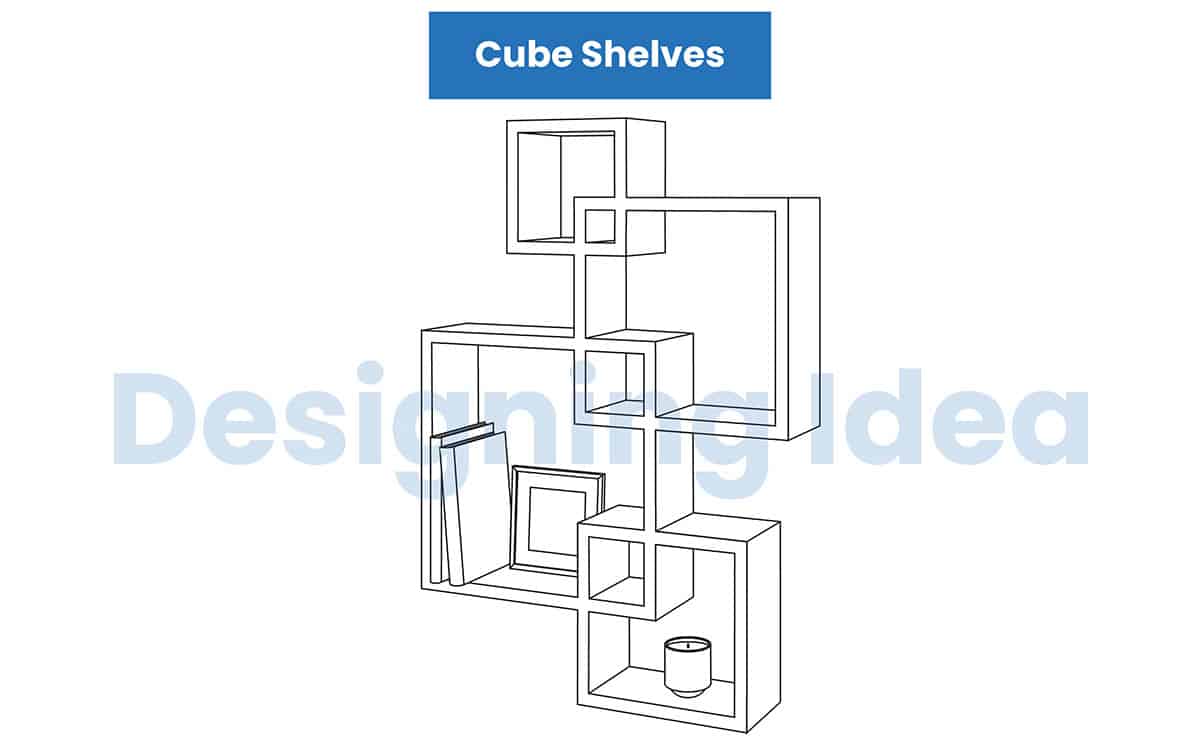 Cube shelves