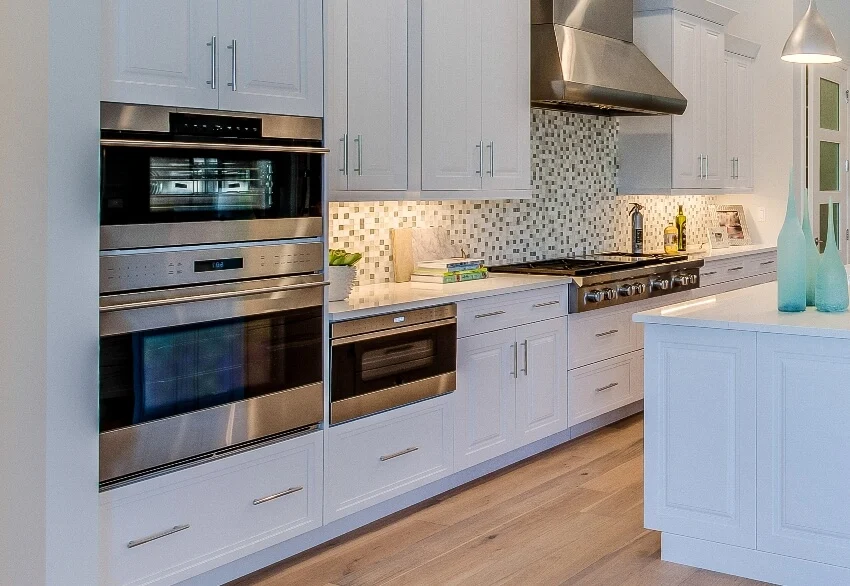 Different oven types with oven hood