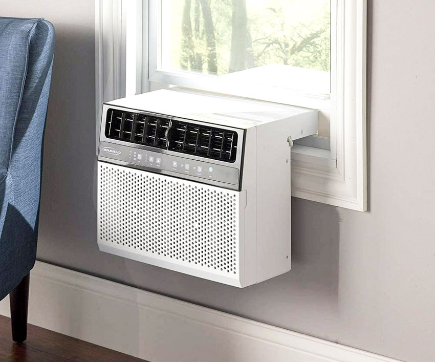 Window air conditioner for home interiors