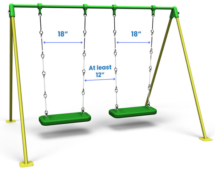 Swing Set Dimensions (Standard, Aframe & DIY Sizes)