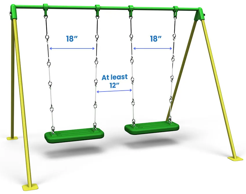 Swing Set Dimensions (Standard, Aframe & DIY Sizes) Designing Idea