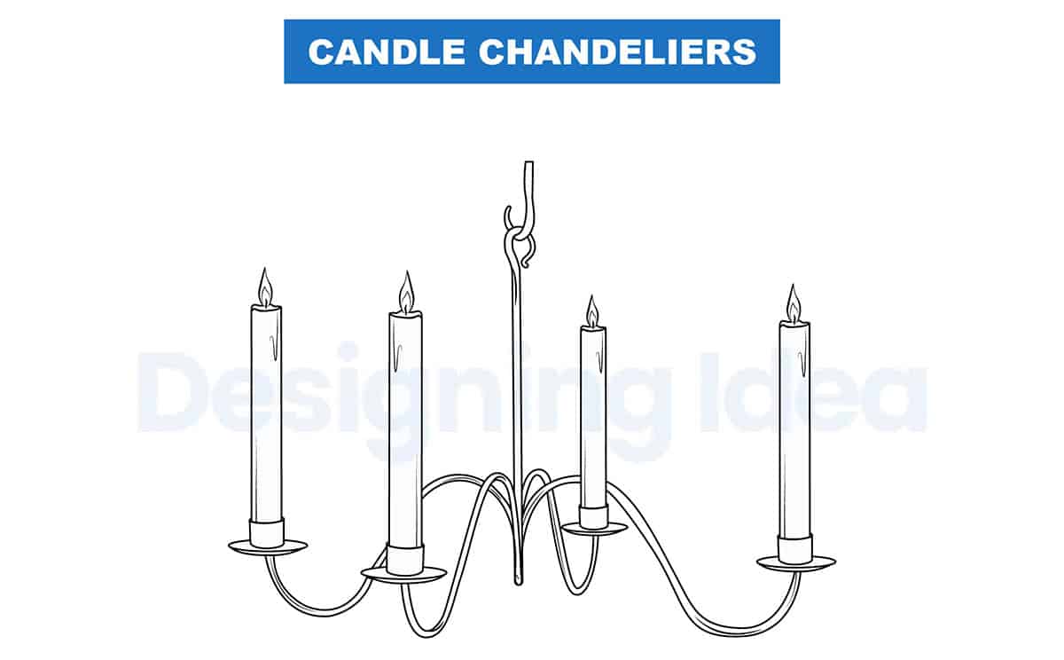 Candlestick chandelier
