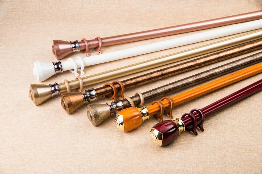 Different types and materials used for rods