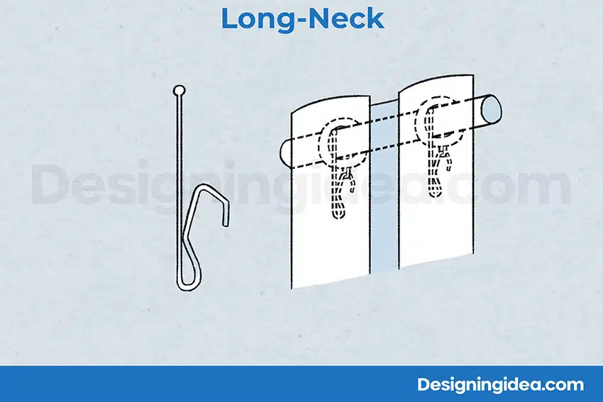Long neck hooks