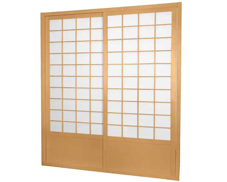 Sliding shoji door kit