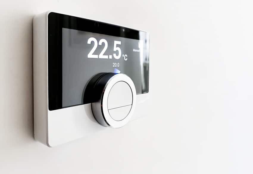 Smart thermostat for climate controlled garages