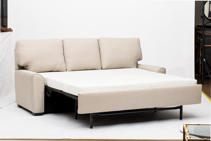 Sofa bed with mattress