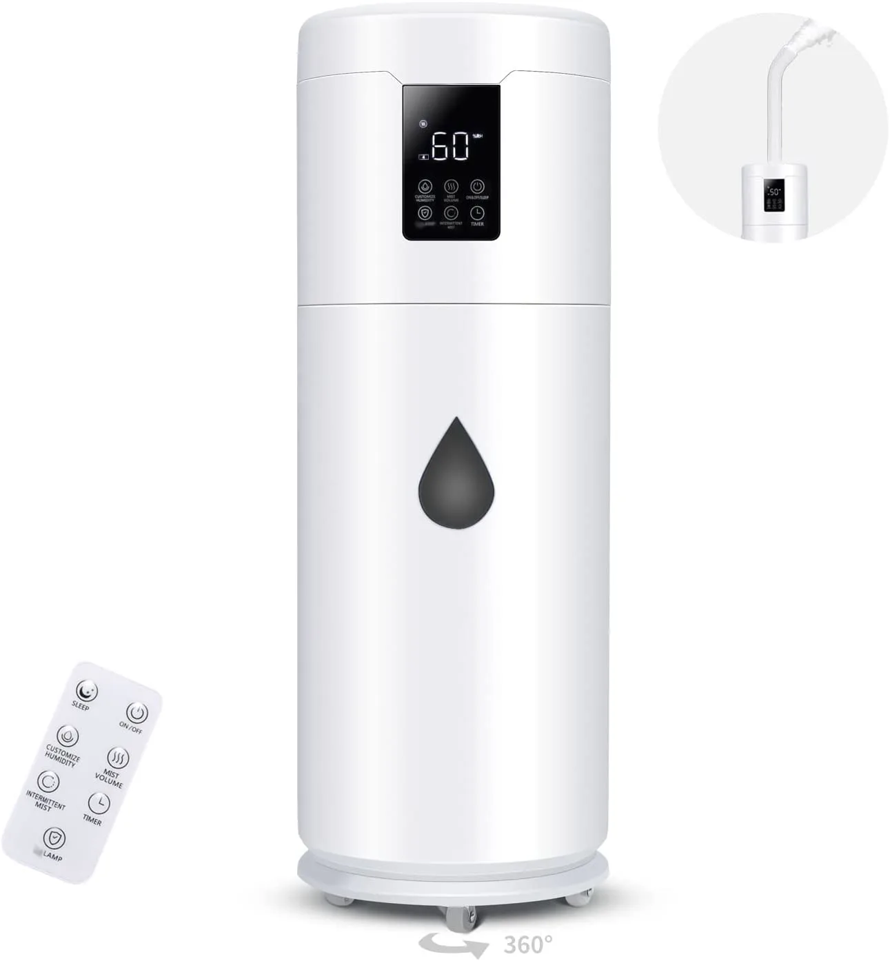 Tower humidifiers for large room