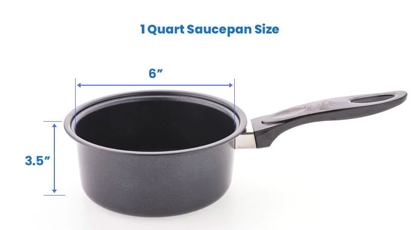 1-quart saucepan size