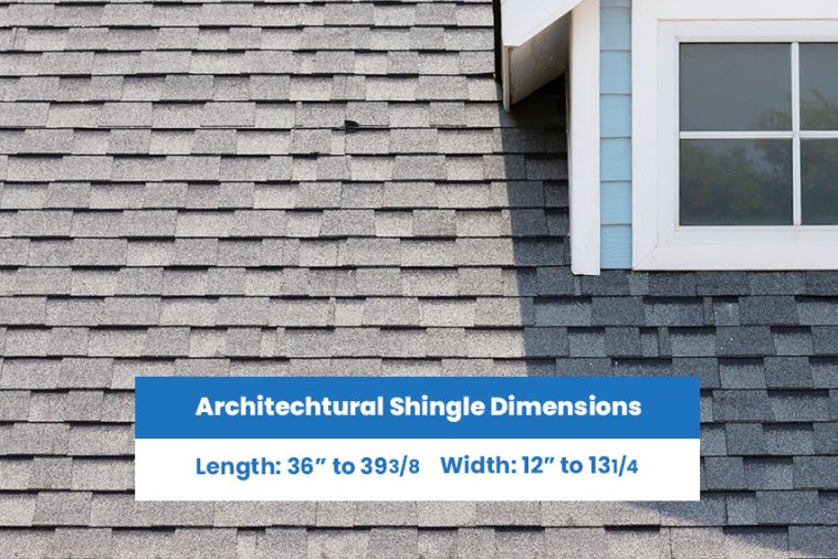 Shingle Dimensions (3Tab & Architectural Sizes)