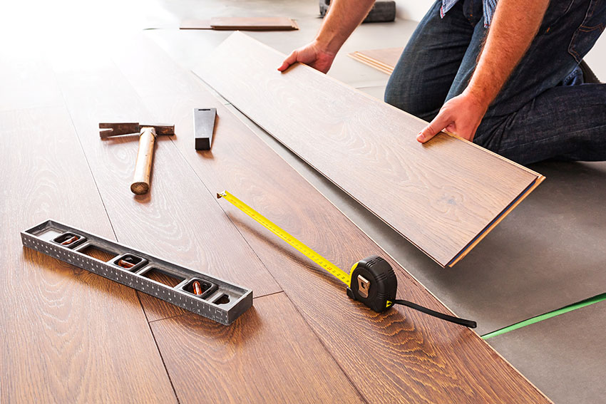 Installing laminate floors