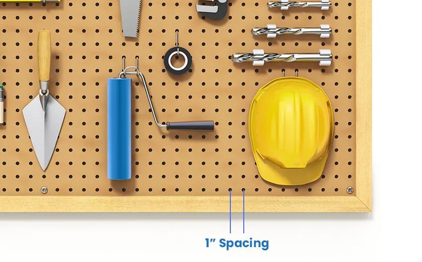 Pegboard Sizes (Standard Panel Dimensions) Designing Idea