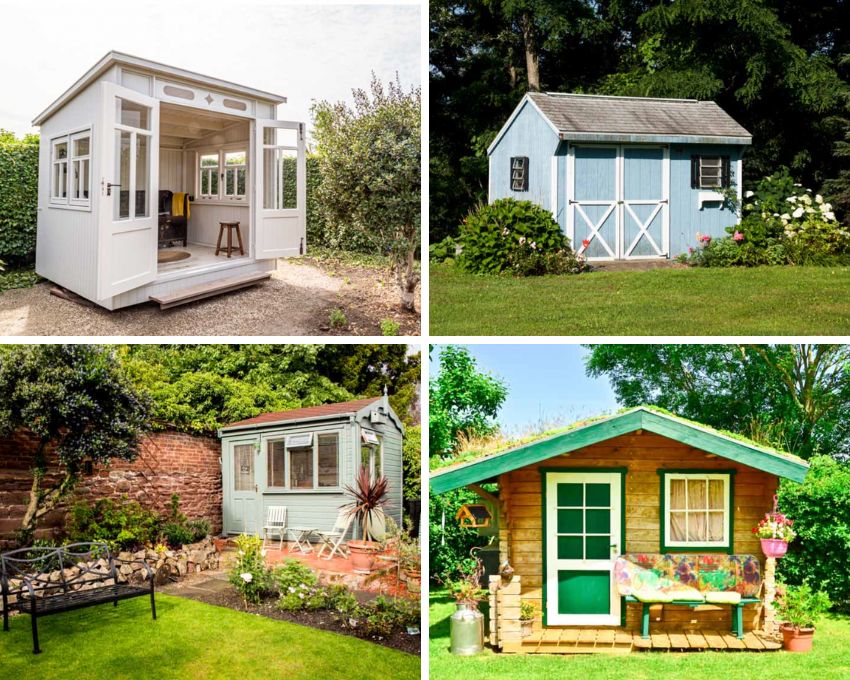 different shed styles