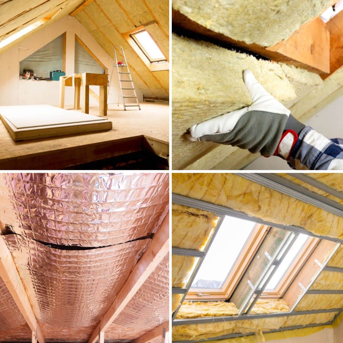 different types of roof insulation