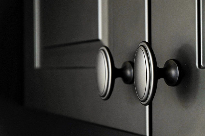 Oval knobs on doors