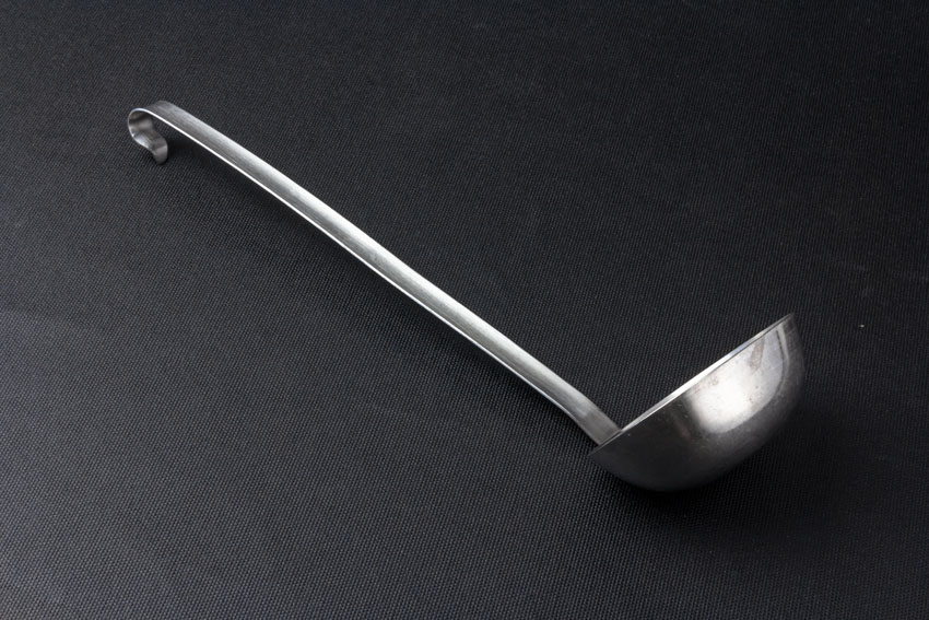 Silver ladle as silverware specialty utensils