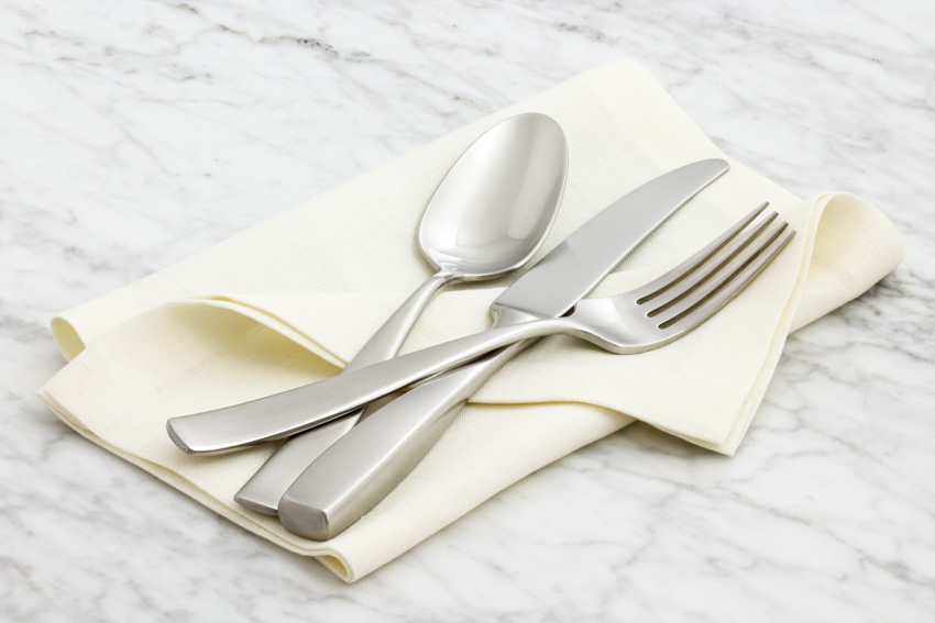 Silverware spoon, fork, and knife for dining tables