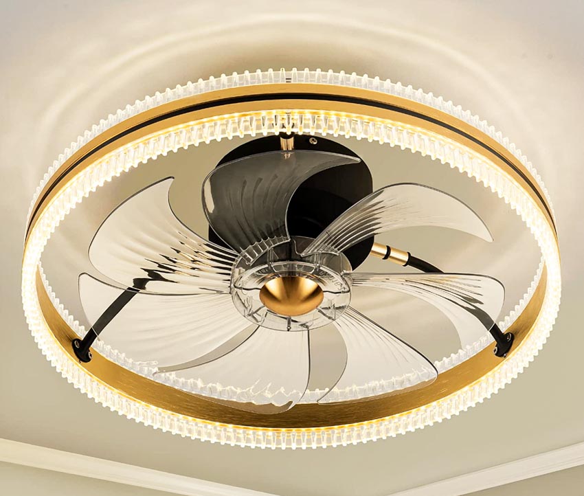 Smart ceiling fan for home interiors