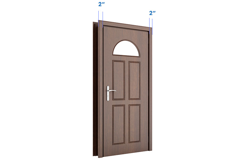 Door frame width size