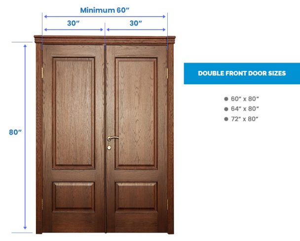 Front Door Sizes Explained Single Double Standard Dimensions 