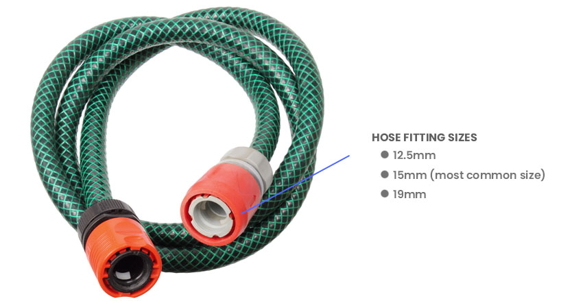 Hose fitting sizes