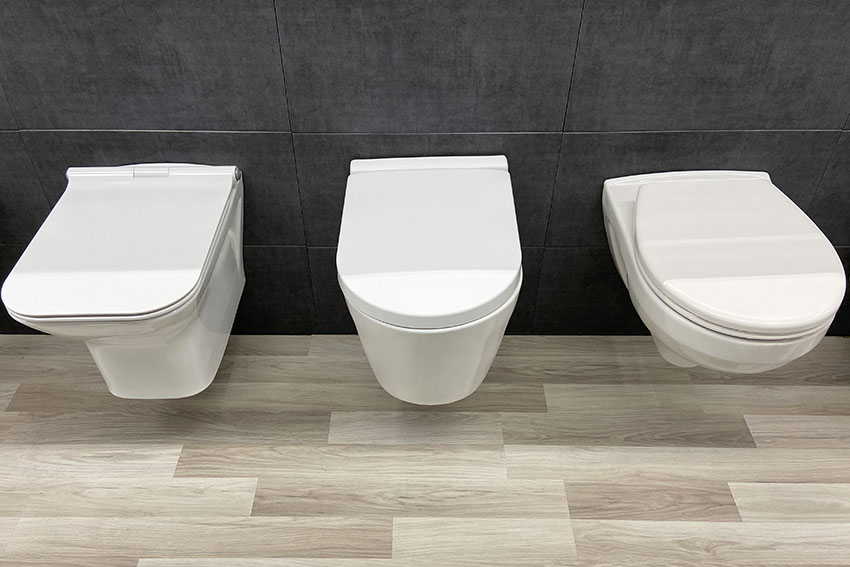 Low flow toilets