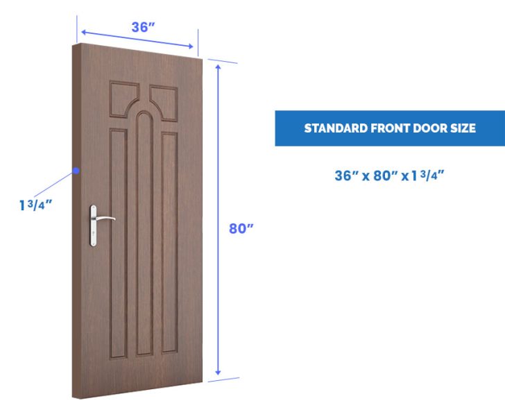 Front Door Sizes Explained Single Double Standard Dimensions 